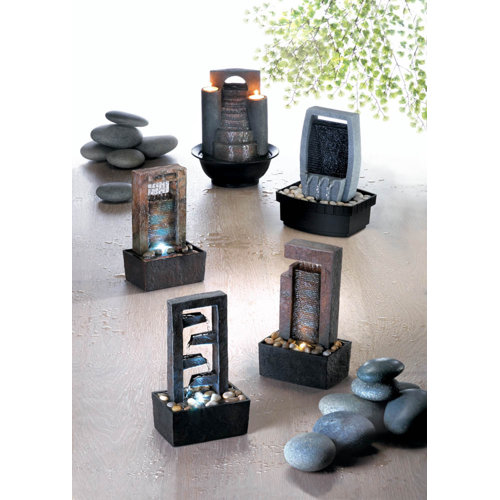 Millwood Pines Onamia Indoor Weather Resistant Tabletop Fountain & Reviews Wayfair